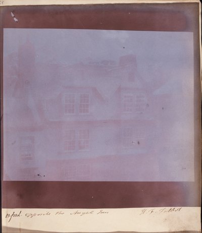 Oxford, Opposite the Angel Inn by William Henry Fox Talbot